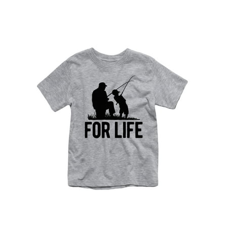 

Instant Message - Father Son Fishing For Life -TODDLER SHORT SLEEVE TEE-5T