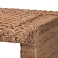thumbnail image 5 of bali & pari Rhinos Handwoven Seagrass Coffee Table with Open Shelf, 5 of 6