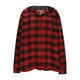 thumbnail image 3 of HongQid Womens Flannel Shirts Plaid Button Down Shirt Casual Hoodie Long Sleeve Outwear Warm Fall Hooded Blouses, 3 of 5