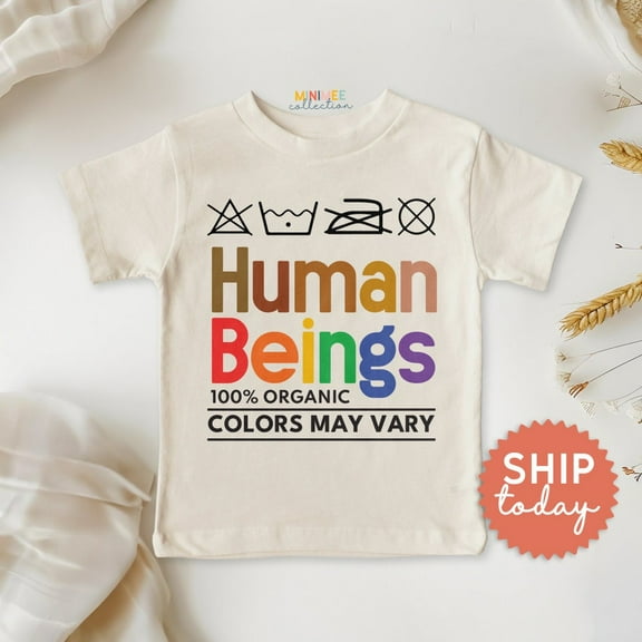 Human Beings Toddler Shirt TODDLER SHORT SLEEVE TEE BELLA CANVAS 3001T
