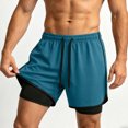 thumbnail image 5 of RFQWOVSR Mens Shorts 2 In 1 Running Athletic Shorts Loose Fit 5 Inch Breathable Outdoor Casual Summer Shorts XS, 5 of 6
