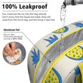 thumbnail image 5 of Reusable Pineapple Lnsulated Lunch Bag for Women & Men-Leakproof Water-Resistant Cooler Tote,Large Capacity(10.6x8.7x6.3in)for Work,Office,Travel,Picnic,Beach., 5 of 7