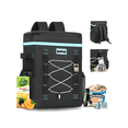 thumbnail image 2 of Mochila Hielera Impermeable Bolsa Térmica 30 L Belug Negra con Azul, 2 of 5