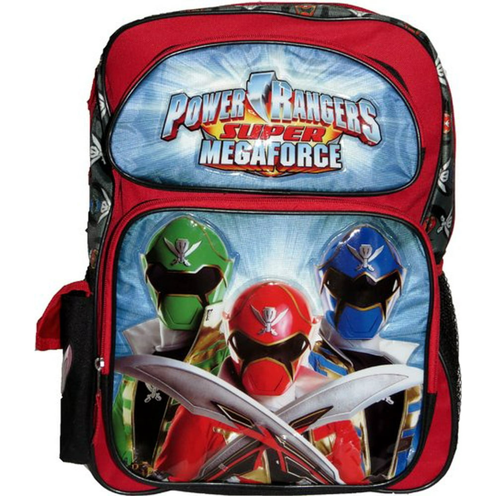 Power Rangers Backpack Power Ranger Super Megaforce Large School