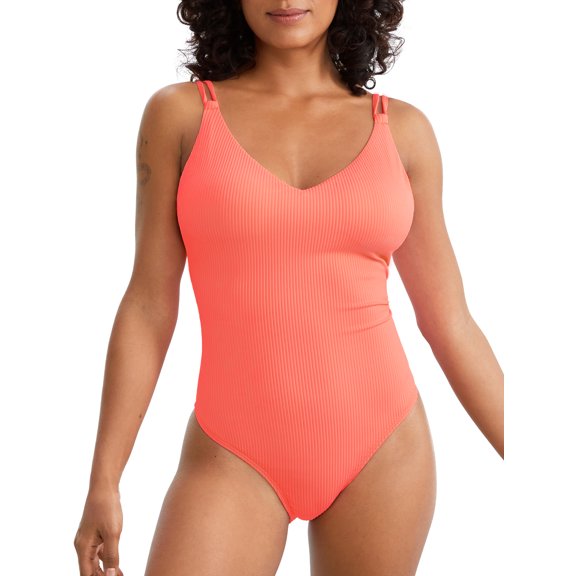 Sunsets Swimwear Neon Coral Veronica One Piece