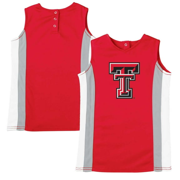 Girls Toddler Russell Red Texas Tech Red Raiders Cheerleader Dress