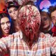 thumbnail image 4 of Máscara de Halloween HUOGUO Tricky Toy para adultos, terror, látex, 4 of 5
