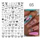 thumbnail image 1 of Harunouta corazón púrpura amor diseño 3D pegatina para uñas letras pegatinas cara patrón trasnfer deslizadores San Valentín decoración de uñas Tan Jianjun unisex, 1 of 2