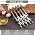 thumbnail image 1 of Couteau à Pizza à 5 Roues en Acier Inoxydable, Couteau à Roue, Coupe-Pâte Réglable, Séparateur de Pâte pour Pâtisserie et Pizza, 1 of 8