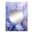 thumbnail image 2 of Designart "Lavender Rose Twist" Abstract Spirals Mirror Wall Decor - Modern Purple Abstract Mirror Wall Art For Entryway - 32" x 24" Inch, 2 of 5
