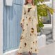 thumbnail image 3 of Vestido largo cruzado con tortilla de burrito, vestido de verano, vestido diario para invitadas a la boda 2024, vestido de verano para mujer, 3 of 4
