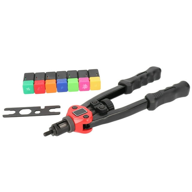 Pistola remachadora manual BT605, resistente, de aleación de hierro, automática y fácil de usar.