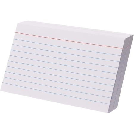 Ruled Lined Index Cards, Penta Angel 100PCS 3.5"X5" Blank Kraft Paper ...