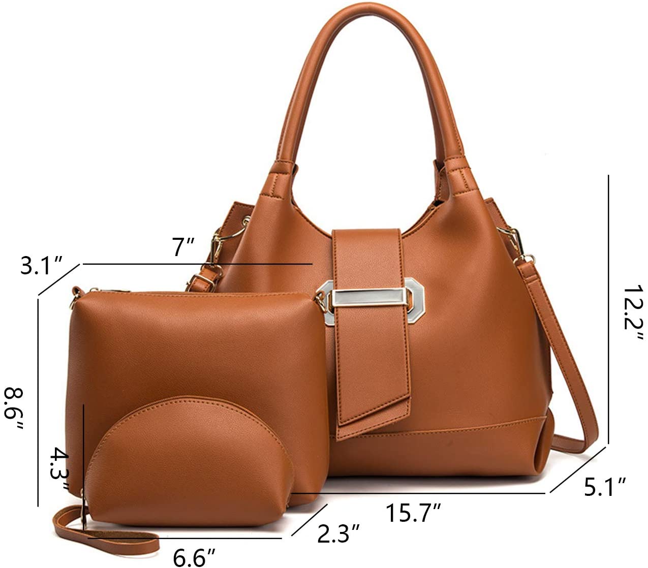 crossbody purse and wallet set