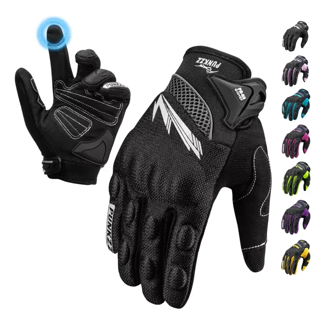 Guantes Para Moto Motociclista Punkzz Mujer Y Hombre Pz03