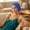 Blue, variant on Ladies Solid Color Tube Head Wrap Cap Soft Stretchy Modal Cotton Undercap Breathable Straight Head Cover for Daily Home Sports Travel Casual Women Headwear Yellow