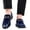 #121-Blue, variant on Handshe Glossy Leather Shoes for Men – Casual Low Heel Slip-On with Smooth Finish for Office & Everyday Wear,Plus Size