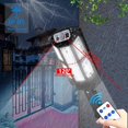 thumbnail image 3 of Luz solar para jardín al aire libre, luz LED de energía solar, luz de calle con sensor de movimiento PIR, luz nocturna para jardín, luz de pared de calle, 43 LED, 3 of 5