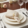 thumbnail image 2 of Pearls Embellished Wheats Napkin Rings Iron Alloy Table Setting Wedding Essential, 2 of 10