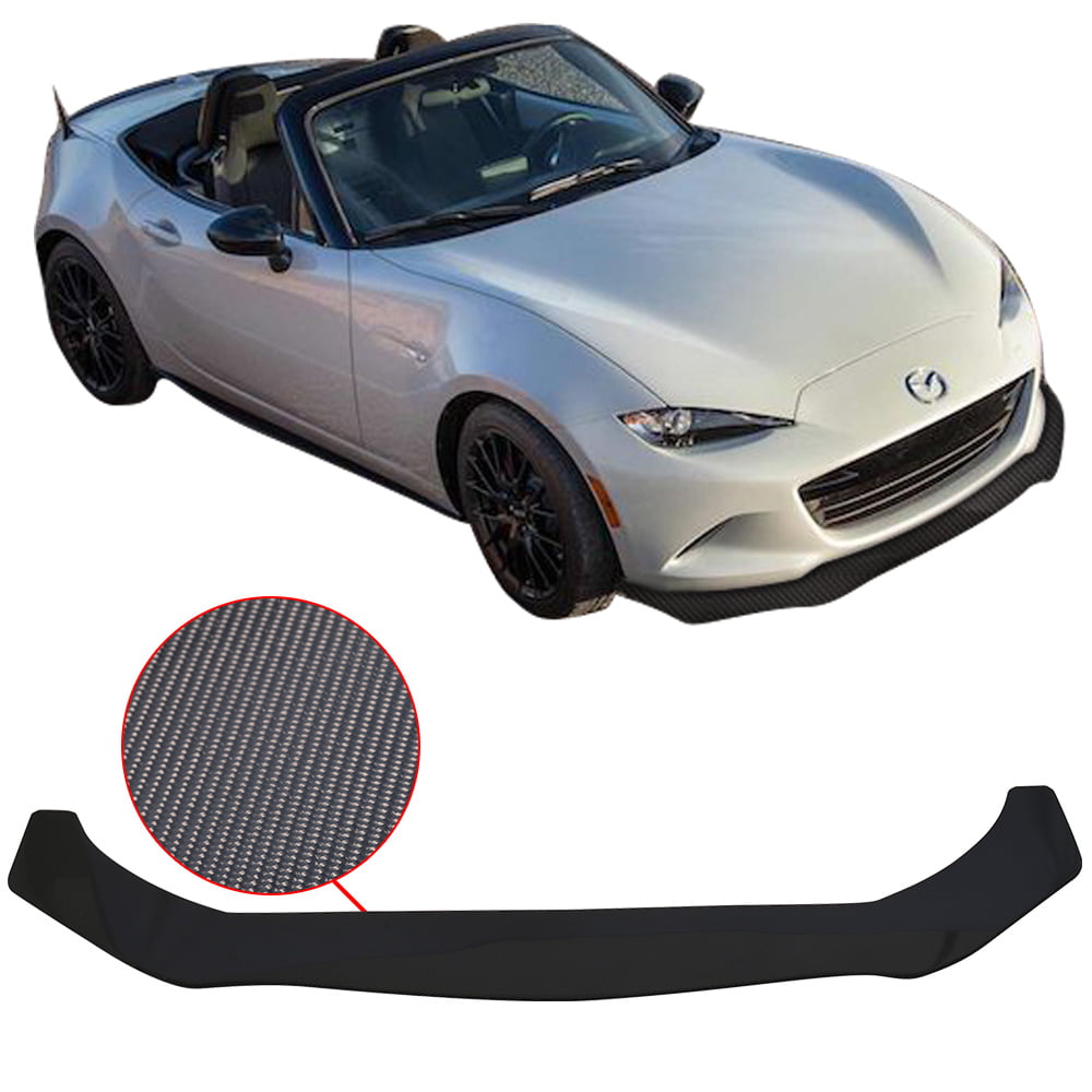 Dry Carbon Fit For Mazda Miata MX-5 ND Front Bumper Air Dam Grille Cover Trim 21