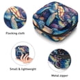 thumbnail image 3 of Sea Turtle Sanitary Napkin Bag Period Pouch Travel Organizer Zipper Pouch Mini Zipper Pouch Storage Case, Made of Velvet Fabric, Sponge, and Oxford Cloth, 3 of 6