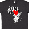 thumbnail image 4 of Inktastic Black History Month Ink Print African Heart T-Shirt, 4 of 5
