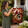 thumbnail image 6 of Fall Floral Garden Flag, Autumn Harvest Flower Yard Flag, Thanksgiving Seasonal Decor, Single‑Sided Printed Flag for Outdoor Porch Patio Lawn Yard Home Decoration, 6 of 6