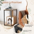 thumbnail image 4 of Demi Bonn 26" Cat House with Scratching Post, Pet Cat Condo Cave Bed for Cat Kittens, Beige, 4 of 8