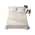 thumbnail image 2 of King Flat Sheet Only Colorful Polka Dot Soft Microfiber Cooling Bedding Sheets Vintage Boho Polka Dot Flat Bed Sheet for Hotel,Home Decor, 2 of 9