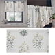 thumbnail image 5 of Cortinas de gasa con cenefa bordada transparente para baño, lavandería, dormitorio y sala de estar El 130x41cm, 5 of 9