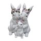 thumbnail image 5 of Figura de conejo de Pascua, decoración de Pascua, linda estatua de conejo de resina coleccionable para Familia, 5 of 9