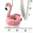 Kurt Adler Pink Flamingo Pool Float Hanging Christmas Ornament, 2.75"