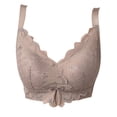 thumbnail image 2 of Nmnitkp Bras for Women Straight and Plump Shape Women's Plus Size Full Coverage Lace Unpadded Underwire Bras Minimizer Everyday Oversize Bra, 2 of 7