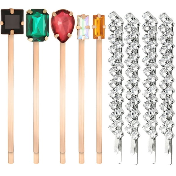 Hemobllo Festival Hair Accessories Golden Alloy 5Pcs for Women and Girls