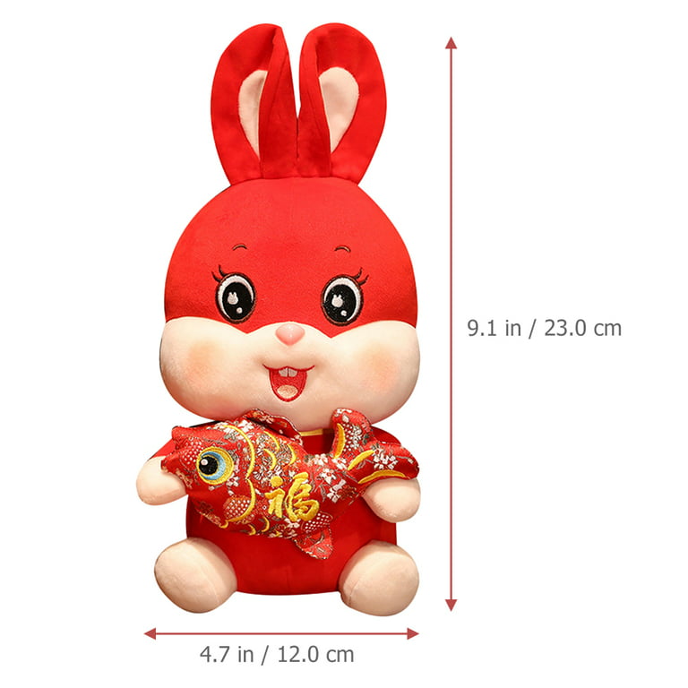 Compra online de New Bunzo Bunny Plush Red Dinosaur Doll Stuffed