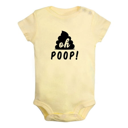 

Oh Poop! Funny Rompers For Babies Newborn Baby Unisex Bodysuits Infant Jumpsuits Toddler 0-24 Months Kids One-Piece Oufits
