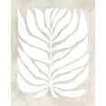 thumbnail image 2 of Vess, June Erica 20x24 White Modern Wood Framed Museum Art Print Titled - Palm Fossil Silhouette I, 2 of 4