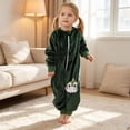 thumbnail image 2 of 7-8 Years Newborn Preemie Sleeping Pajamas Baby Sleeping Bag Sack With Legs Long Sleeve Blanket Toddler Baby Dark Green Bodysuit Baby Fall Winter Clothing Gift, 2 of 6