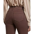 thumbnail image 4 of NYDJ womens  Petite Marilyn Coffee Bean Straight Leg Jean, 6P, Brown, 4 of 7
