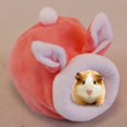 thumbnail image 4 of Koszal Hamster House Cute Rabbit Design Flannel Nice-looking Pet Nest Bed for Small Animals, 4 of 8