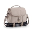 thumbnail image 1 of Funda BAGSMART para cámara réflex digital pequeña con funda para lluvia, color camel, 1 of 7