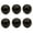 Black, variant on HDJNal Set of 6,White Ball Shape Ceramic Knobs with Screws - 33mm Diameter - Round Vintage Pull Handles for Home & Office Furniture - Kitchen Cabinet, Drawers & Cupboard Doors