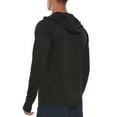 thumbnail image 2 of FEDTOSING Men's UPF 50+ Long Sleeve Shirts Sun Protection SPF/UV Fishing Hoodie T-Shirts Black, 2 of 6