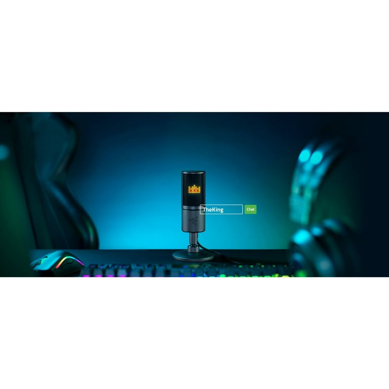 Razer Seiren Emote Wired Condenser Microphone, Black