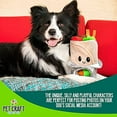 thumbnail image 3 of Pet Craft Hide 'n Seek Plush Dog Toy Crinkle Squeaky Interactive Toy for Small Medium Dogs, Burrito, 3 of 6