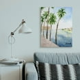thumbnail image 2 of Stupell Industries Tropical Palms Along the River Edge Landscape Canvas Wall Art, 30 x 40, Design by Melissa Hyatt LLC, 2 of 6
