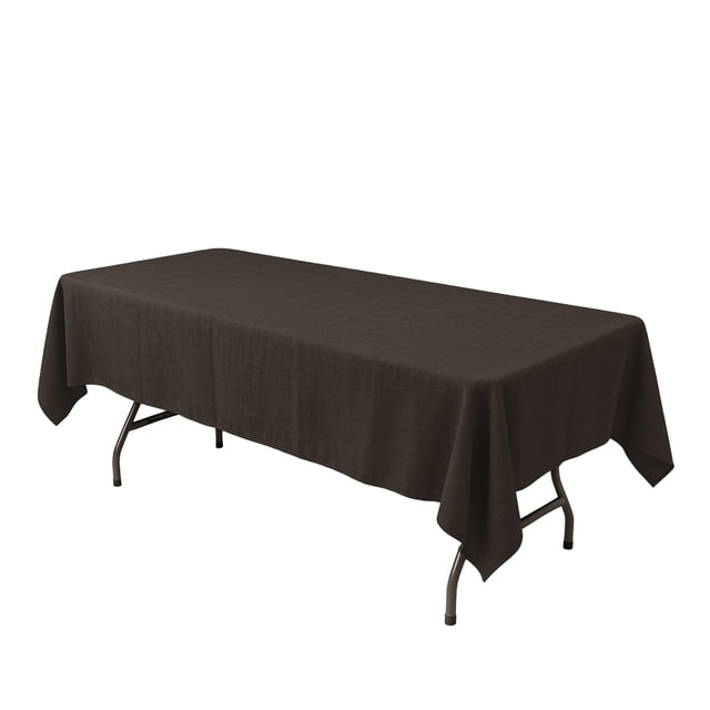 GILA Mantel para Mesa Rectangular 2.5 x 1.5 m | Lavable y Resistente | Paquete de 2 Manteles Rectangulares Color Chocolate