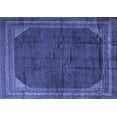 thumbnail image 1 of Ahgly Company Indoor Rectangle Persian Blue Traditional Area Rugs, 8' x 10', 1 of 4