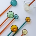 thumbnail image 4 of Cucharaditas de vidrio: cucharas agitadoras de vidrio resistentes al calor, agitadores de café expreso o té, vidrio de borosilicato, apto para lavavajillas, 4 of 5