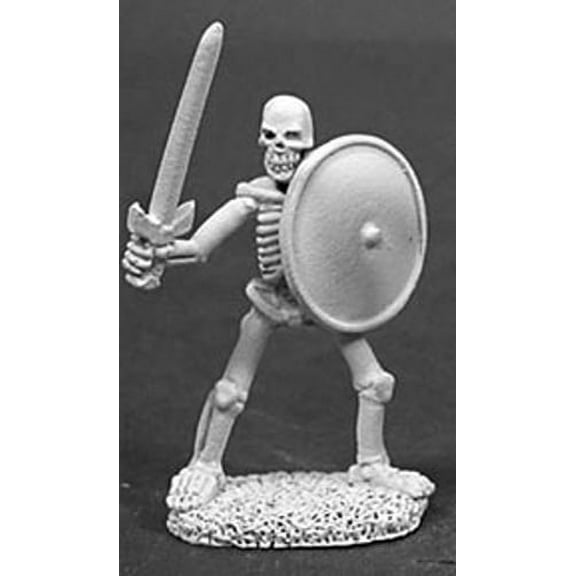 Reaper Miniatures Skeleton Swordsman #02015 Dark Heaven Legends Unpainted Metal